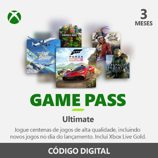 Gift Card PC Game Pass 3 Meses Brasil - Código Digital - Playce - Games & Gift  Cards 