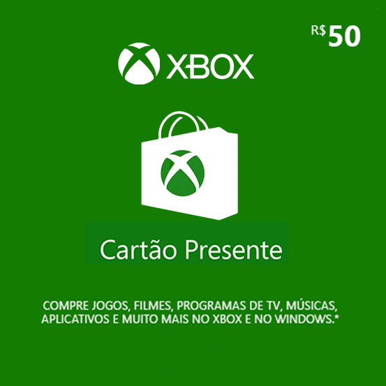 Cartao xbox one jogos musica filme