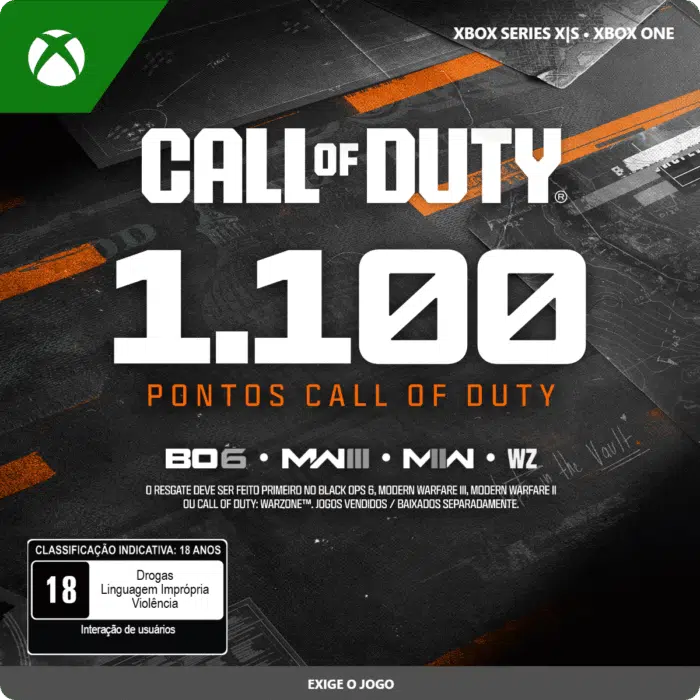 CALL OF DUTY POINTS 1.100 - Imagem 1
