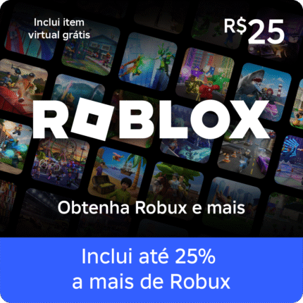 Roblox Gift Card R$25 - Robux