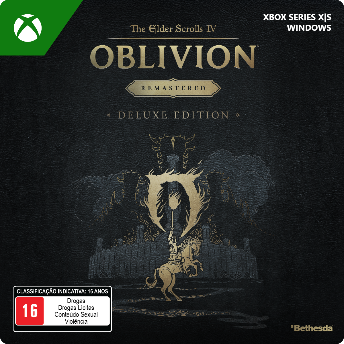 The Elder Scrolls IV: Oblivion Remastered Deluxe Edition BR capa oficial