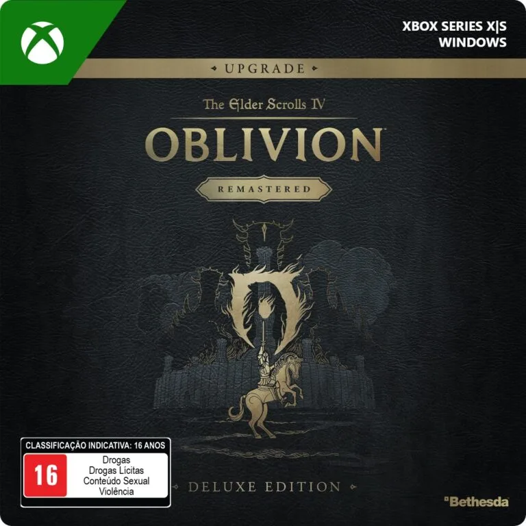 The Elder Scrolls IV: Oblivion Remastered Deluxe Upgrade BR capa oficial