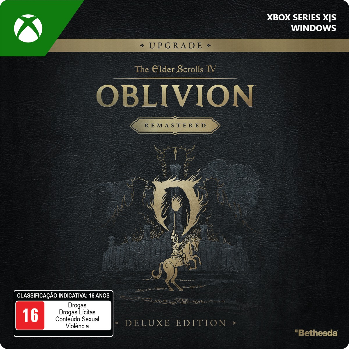 The Elder Scrolls IV: Oblivion Remastered Deluxe Upgrade BR capa oficial