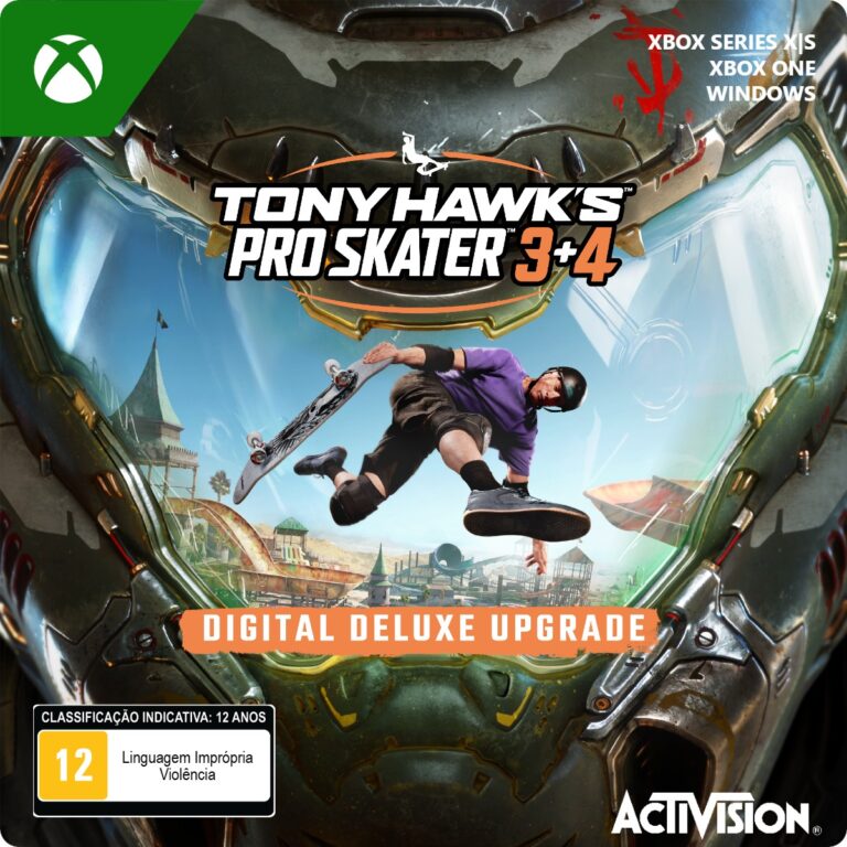 Tony Hawk’s Pro Skater 3 + 4 Digital Deluxe Edition BR Xbox capa oficial