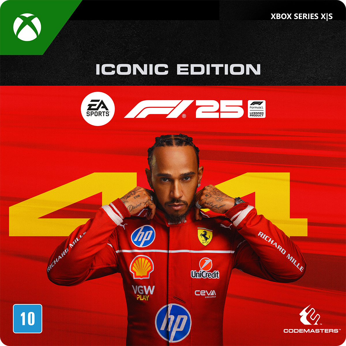 F1 25: Iconic Edition BR capa oficial