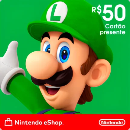 Nintendo - Gift Card Digital 50 Reais