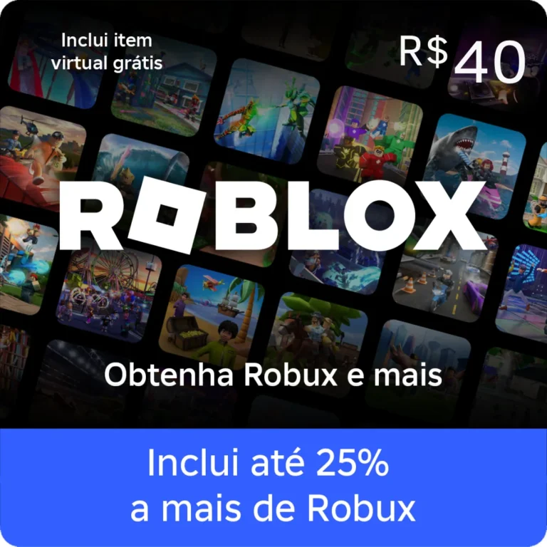 Roblox Gift Card R$40 - Robux