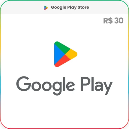 R$30 Código do Google Play