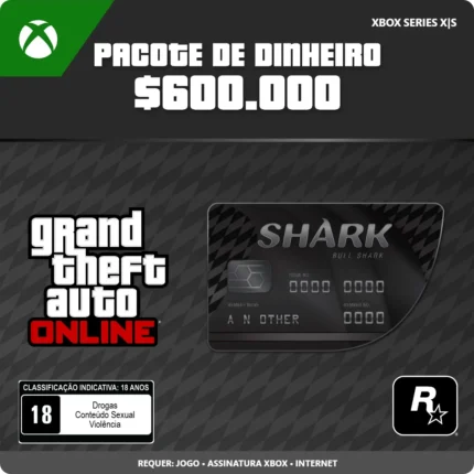 GTA Online: Pacote de Dinheiro Tubarão-Touro (Xbox Series X|S)