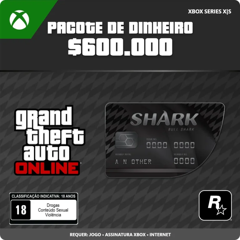 GTA Online: Pacote de Dinheiro Tubarão-Touro (Xbox Series X|S)