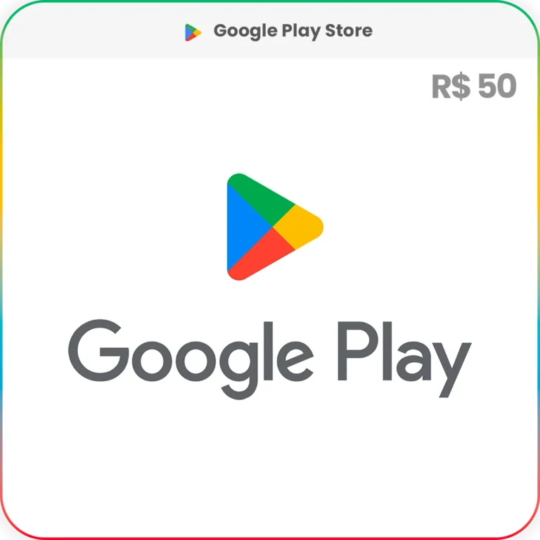 R$50 Código do Google Play