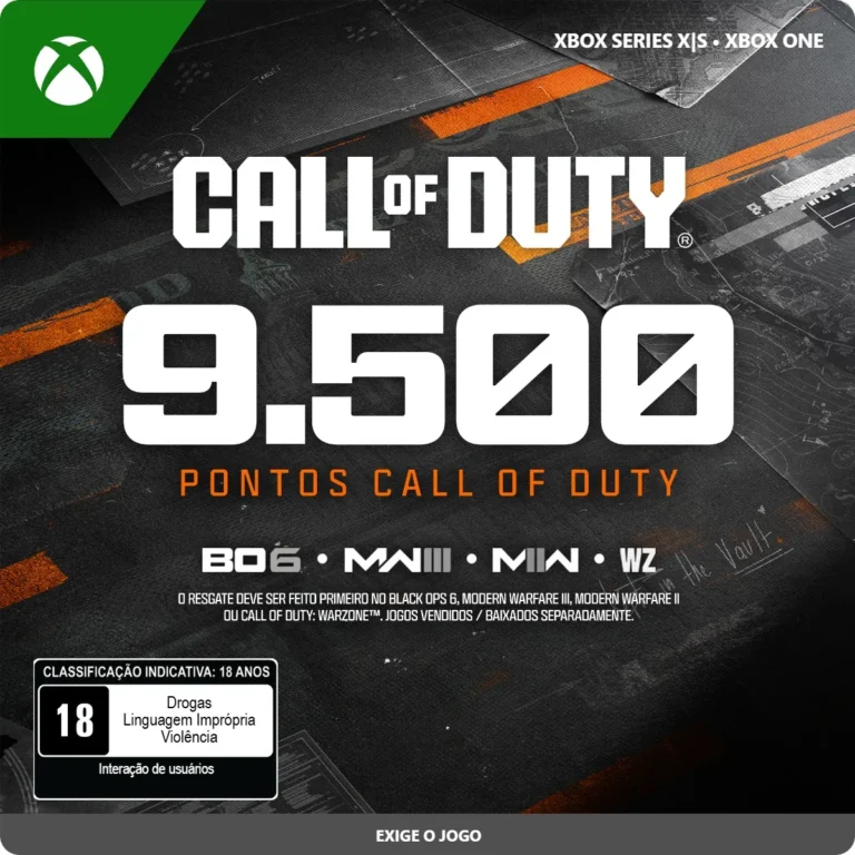 CALL OF DUTY POINTS 9.500