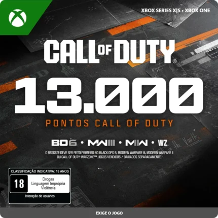 CALL OF DUTY POINTS 13.000