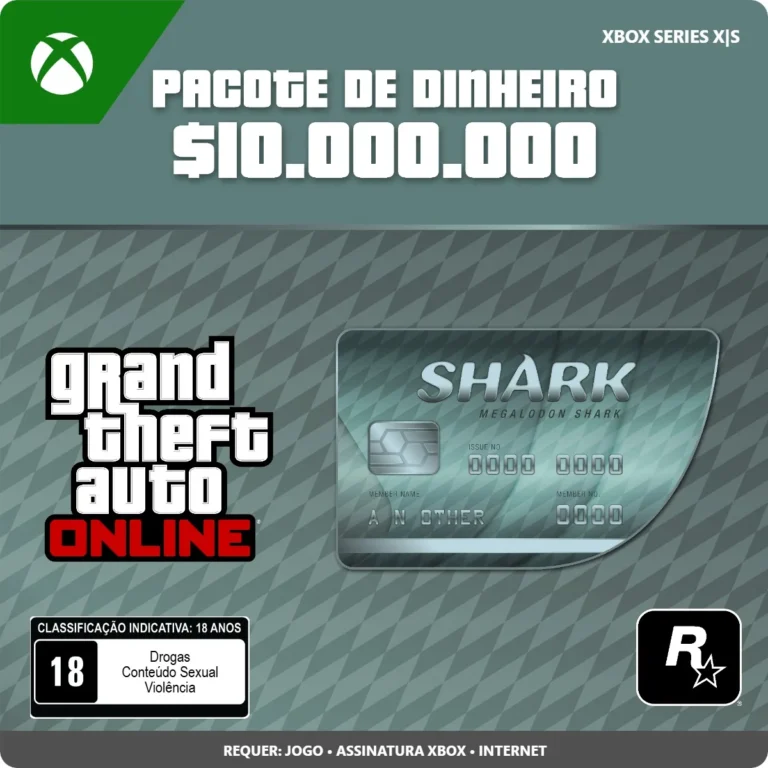 GTA Online: Pacote de Dinheiro Megalodonte (Xbox Series X|S)