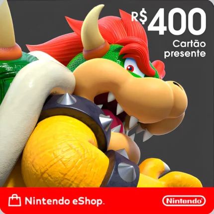 Nintendo - Gift Card Digital 400 Reais