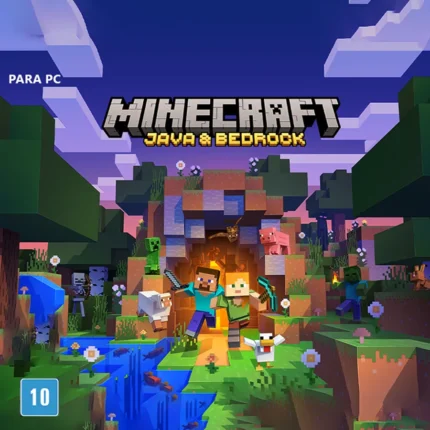 Capa: Minecraft Java & Bedrock