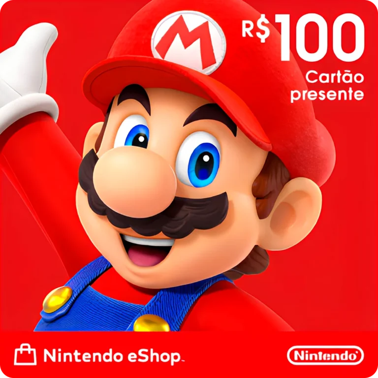 Nintendo - Gift Card Digital 100 Reais