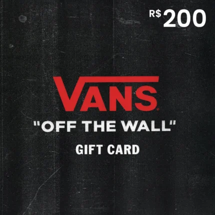 Cartão Presente Vans R$200