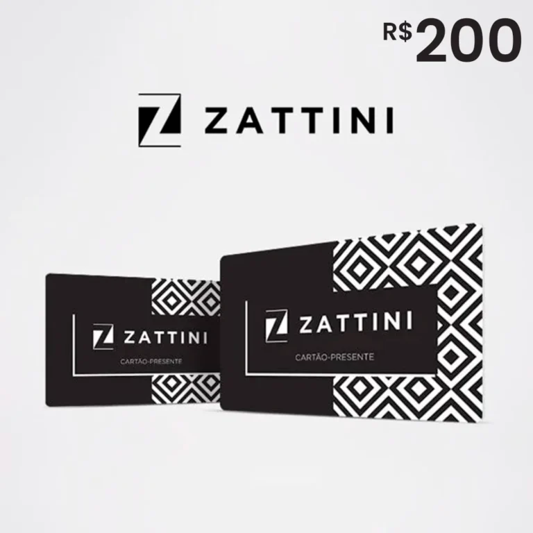 Cartão Presente Zattini - R$200,00