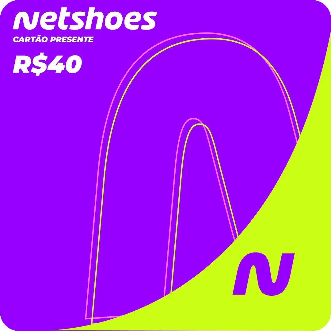 8bbd34efa14a_opt Gift Card Netshoes: 40 Reais - Cartão Presente Digital