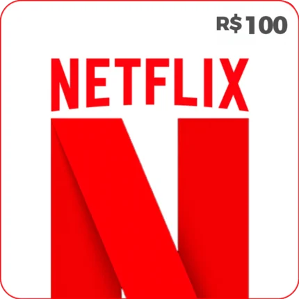 Cartão Pré-Pago Netflix 100 Reais Brasil - Código Digital
