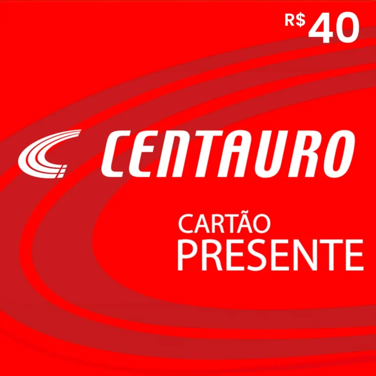 Cartão Presente Centauro - R$ 40,00