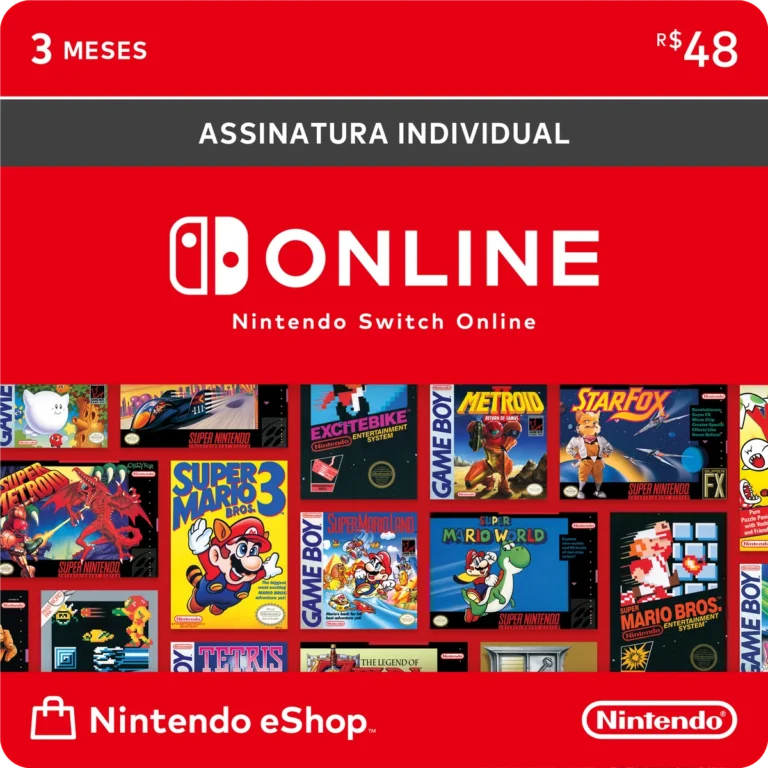 Nintendo Switch Online 3 Meses