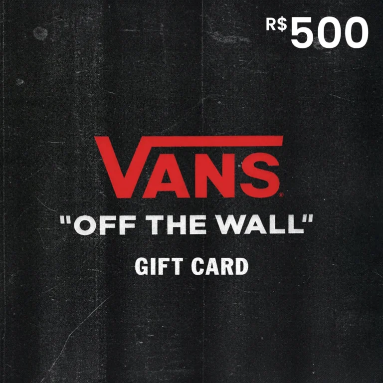 Cartão Presente Vans R$500