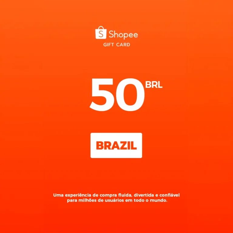 Cartão Presente Shopee R$50