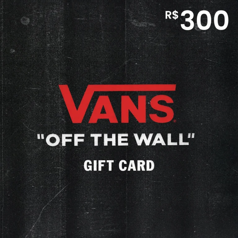 Cartão Presente Vans R$300