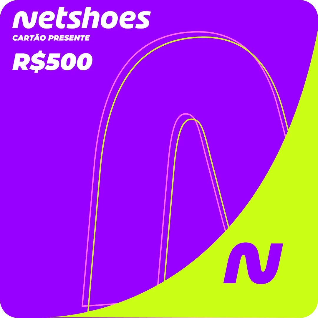 eea7d4c5e214_opt Gift Card Netshoes: 500 Reais - Cartão Presente Digital