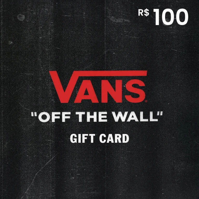 Cartão Presente Vans R$100