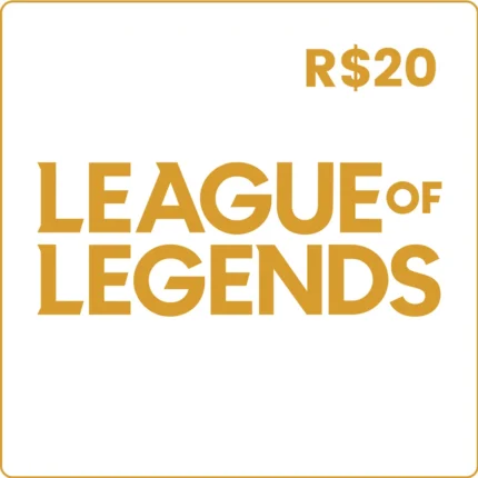 Gift Card League Of Legends: 20 Reais - Cartão Presente Digital