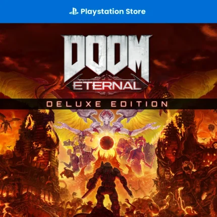 Capa do produto DOOM Eternal Deluxe Edition - PS4 & PS5 (PS4 & PS5)