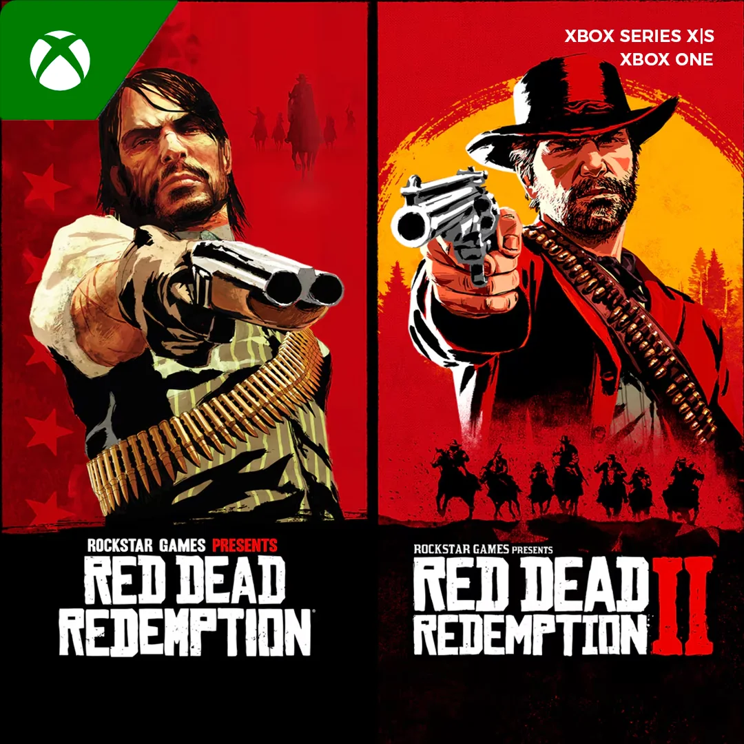 Bundle Red Dead Redemption e Red Dead Redemption 2 (Xbox One & Xbox Series X|S) Capa do produto Bundle Red Dead Redemption e Red Dead Redemption 2 (Xbox One & Xbox Series X|S)