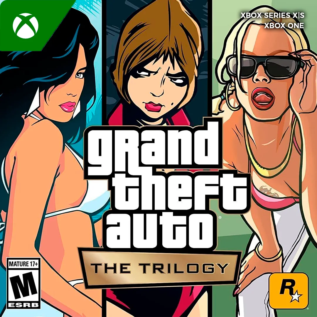 Grand Theft Auto: The Trilogy – The Definitive Edition (Xbox One & Xbox Series X|S) Capa do produto Grand Theft Auto: The Trilogy – The Definitive Edition (Xbox One & Xbox Series X|S)