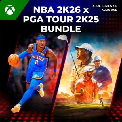 Capa do produto Комплект NBA 2K26 x PGA TOUR 2K25 (Xbox One & Xbox Series X|S)