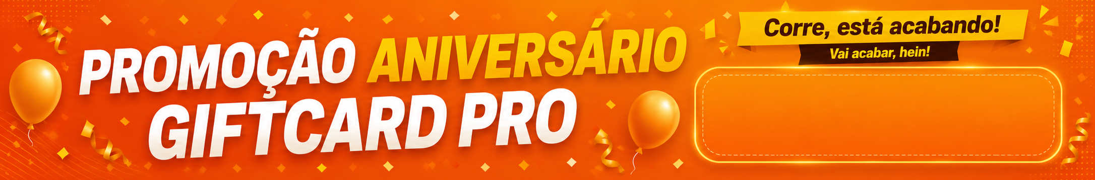 PROMOÇÃO DE ANIVERSÁRIO
