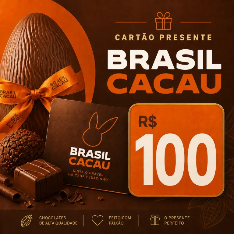 Capa do produto Gift Card Digital Brasil Cacau R$100