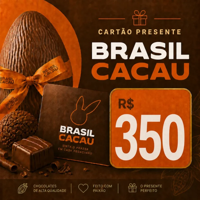 Capa do produto Gift Card Digital Brasil Cacau R$350