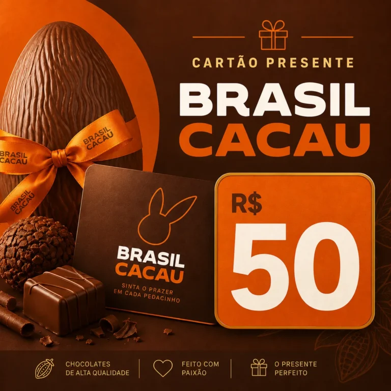 Capa do produto Gift Card Digital Brasil Cacau - R$50