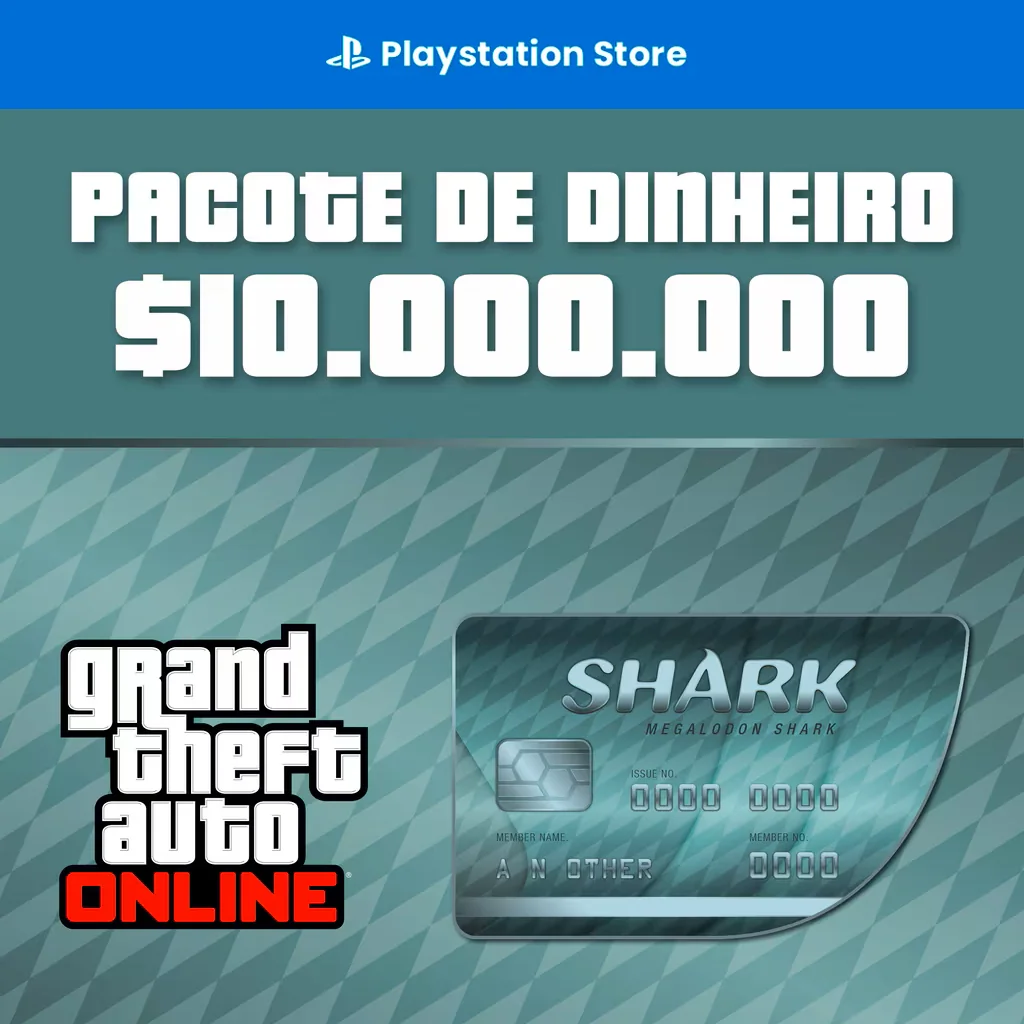 Capa do produto GTA Online: Pacote de Dinheiro Megalodonte (PS5™)