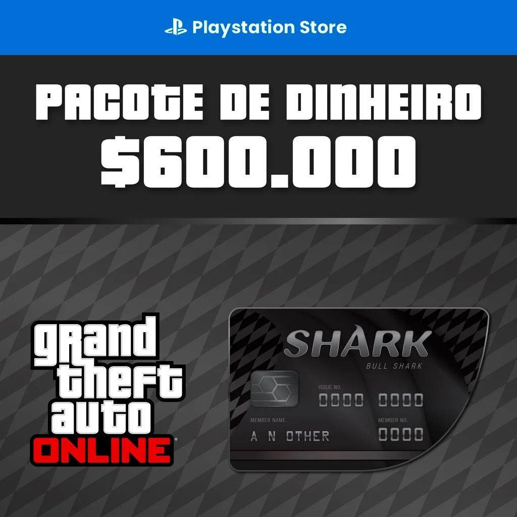 Capa do produto GTA Online: Pacote de Dinheiro Tubarão-Touro (PS5™)
