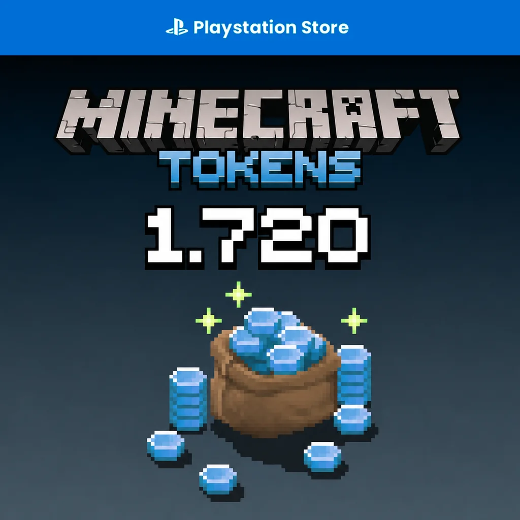 Capa do produto Pacote de 1720 Tokens para Minecraft