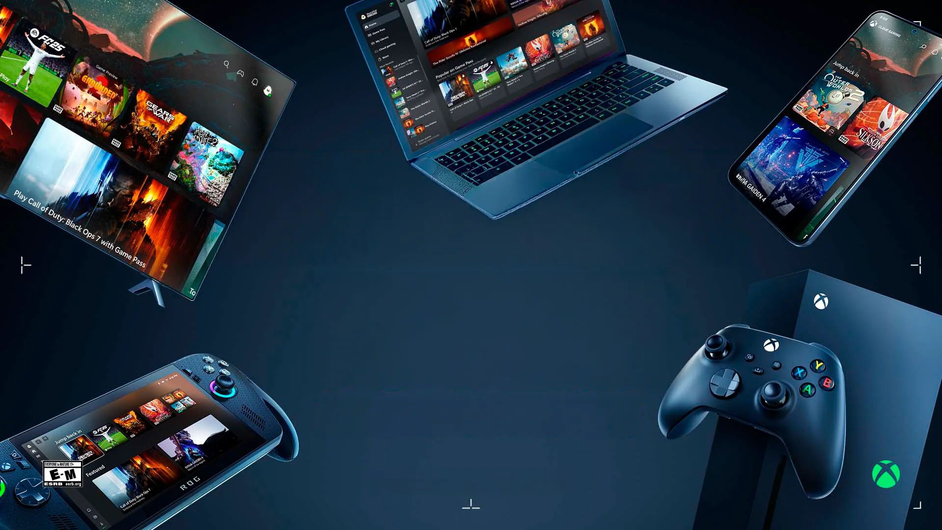 Xbox Game Pass rodando em console, PC e celular