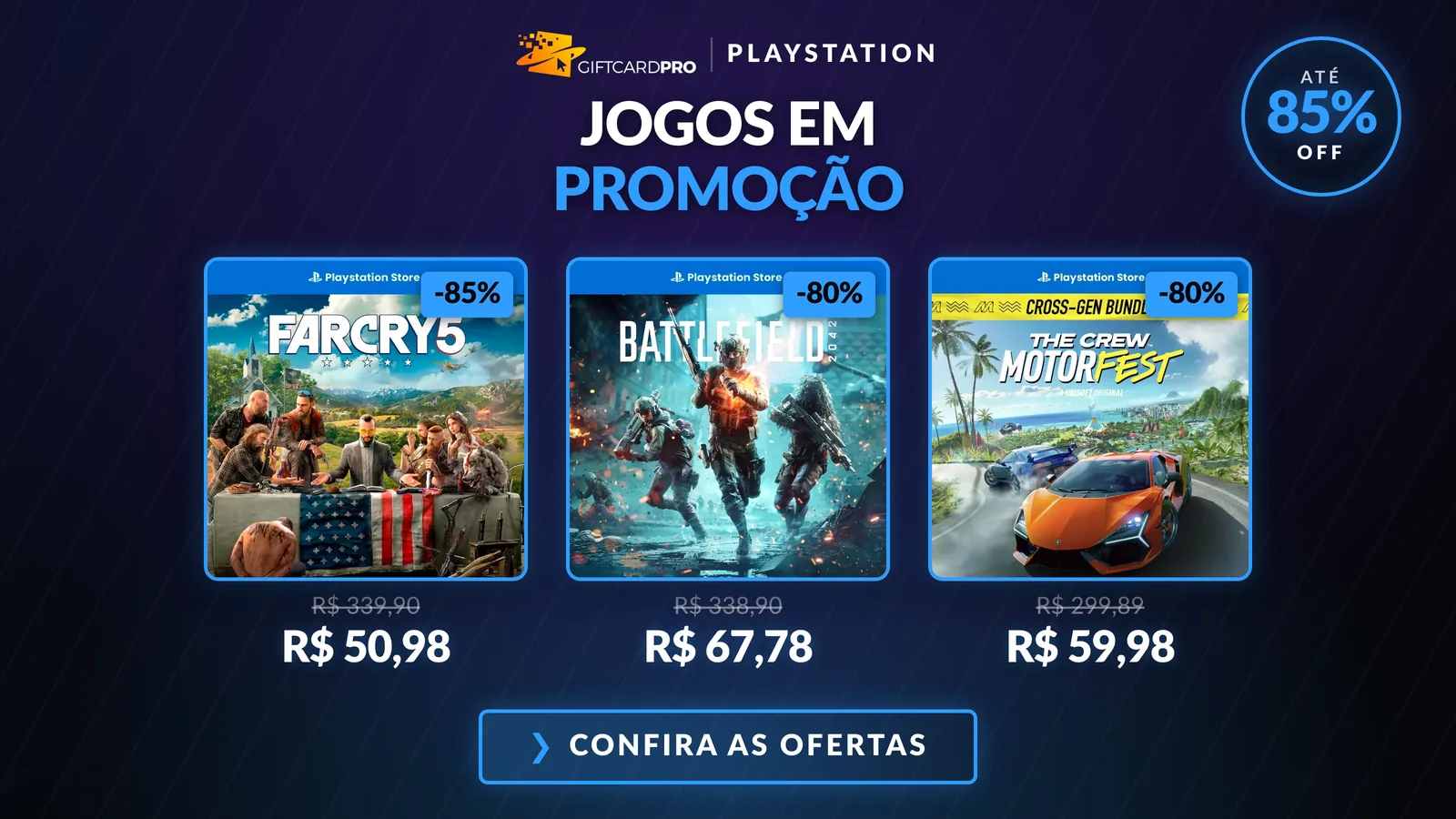 Jogos PlayStation em promoção