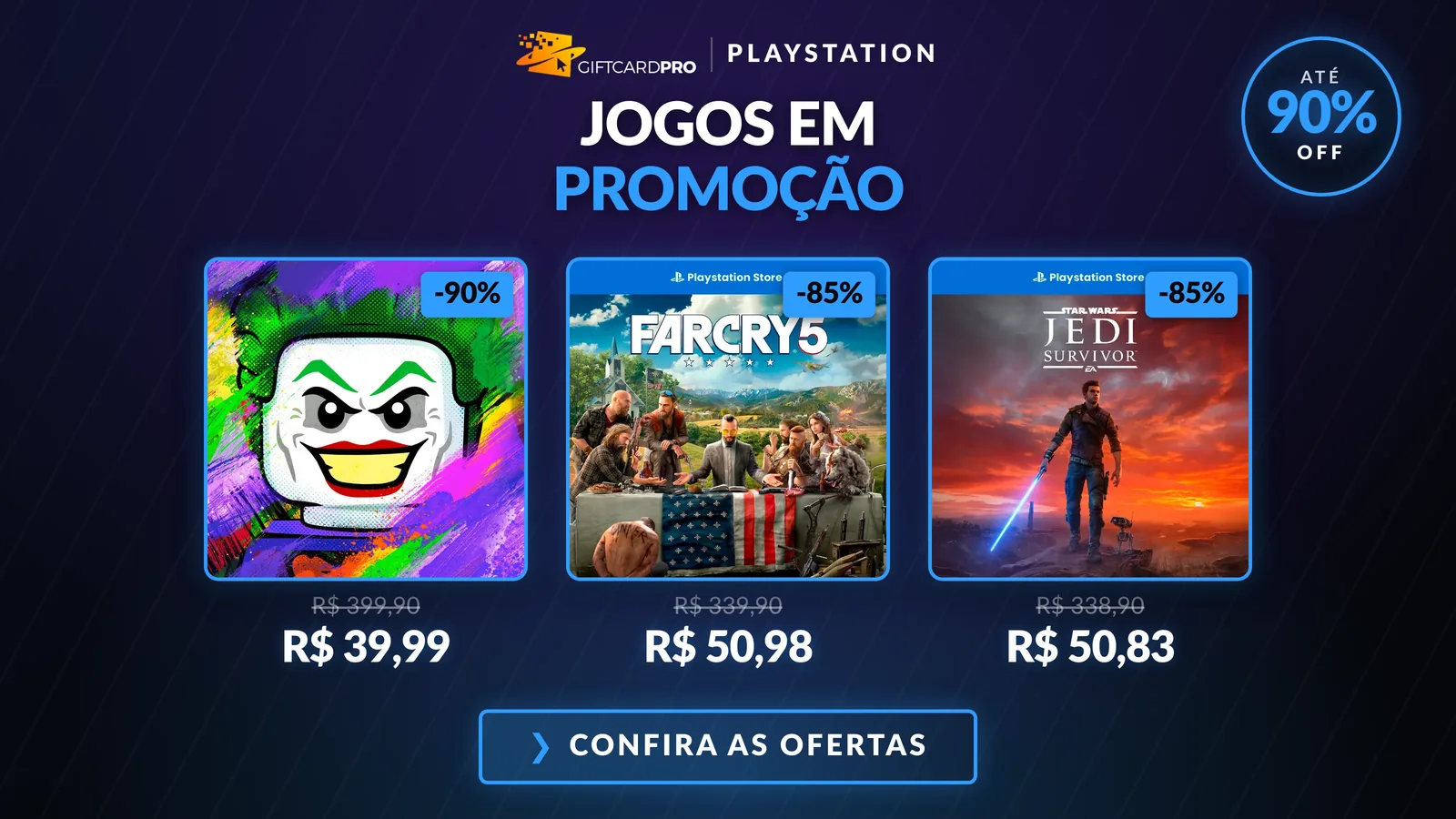 Jogos PlayStation em promoção