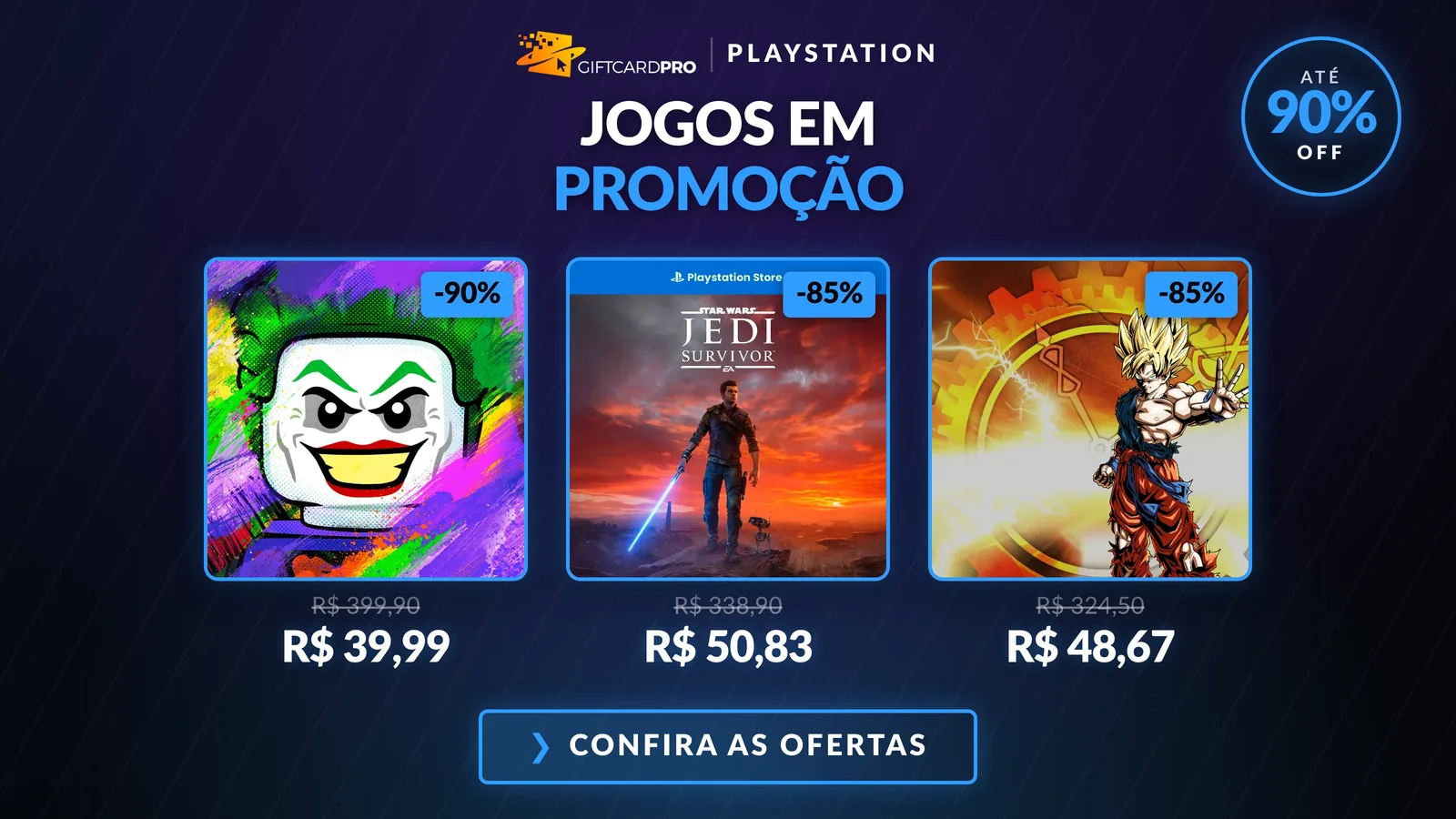 Jogos PlayStation em promoção