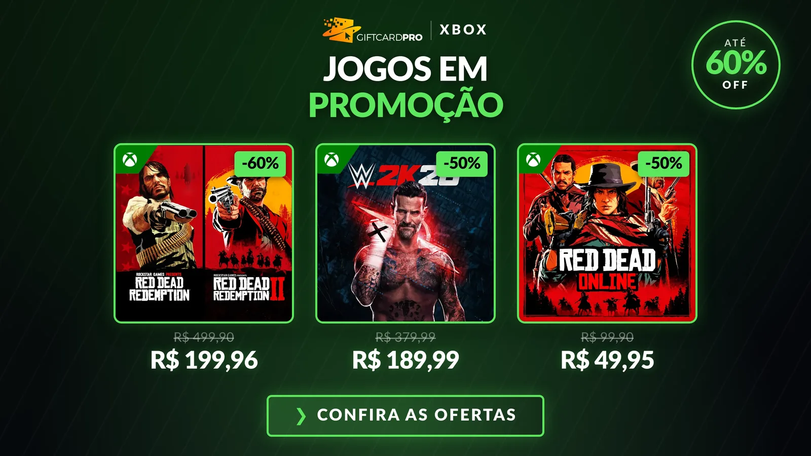 Jogos Xbox em promoção
