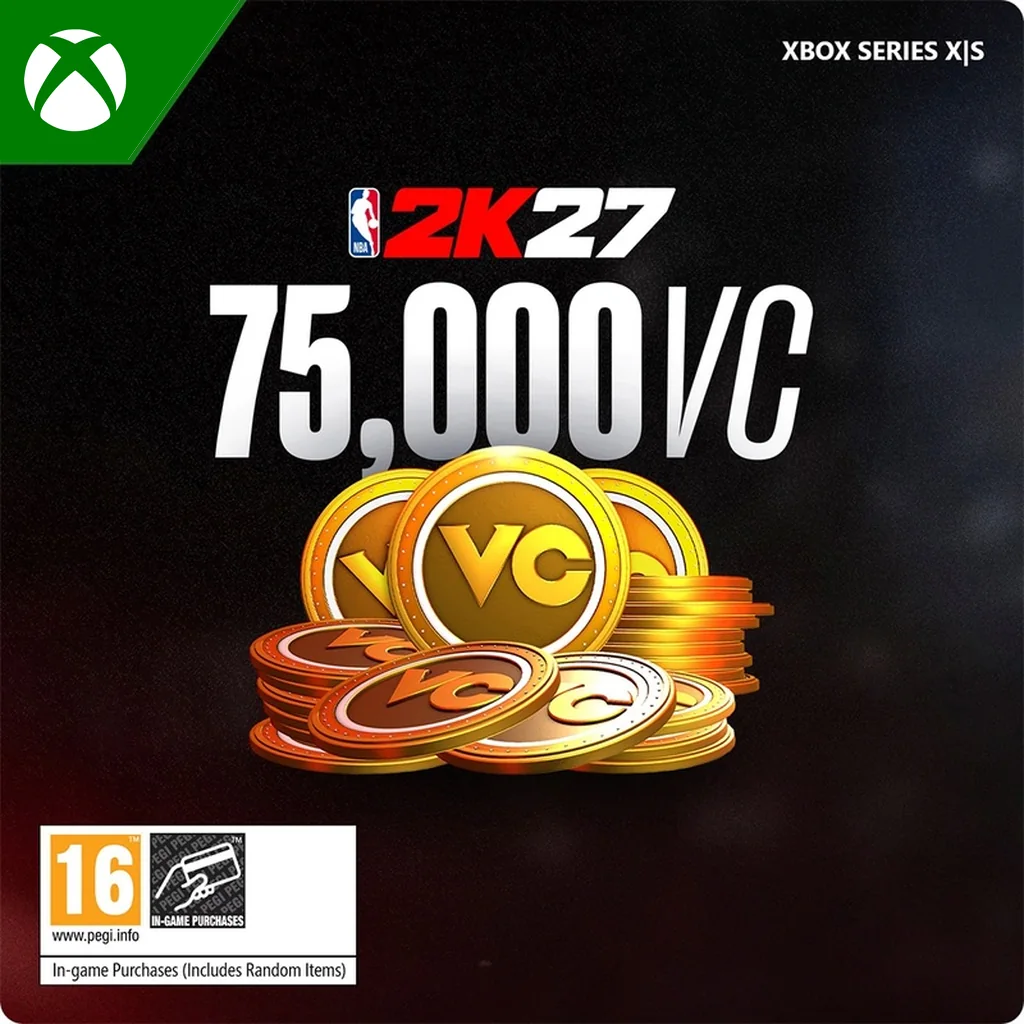 Capa do produto Pacote de 75.000 Moedas Virtuais para NBA 2K27